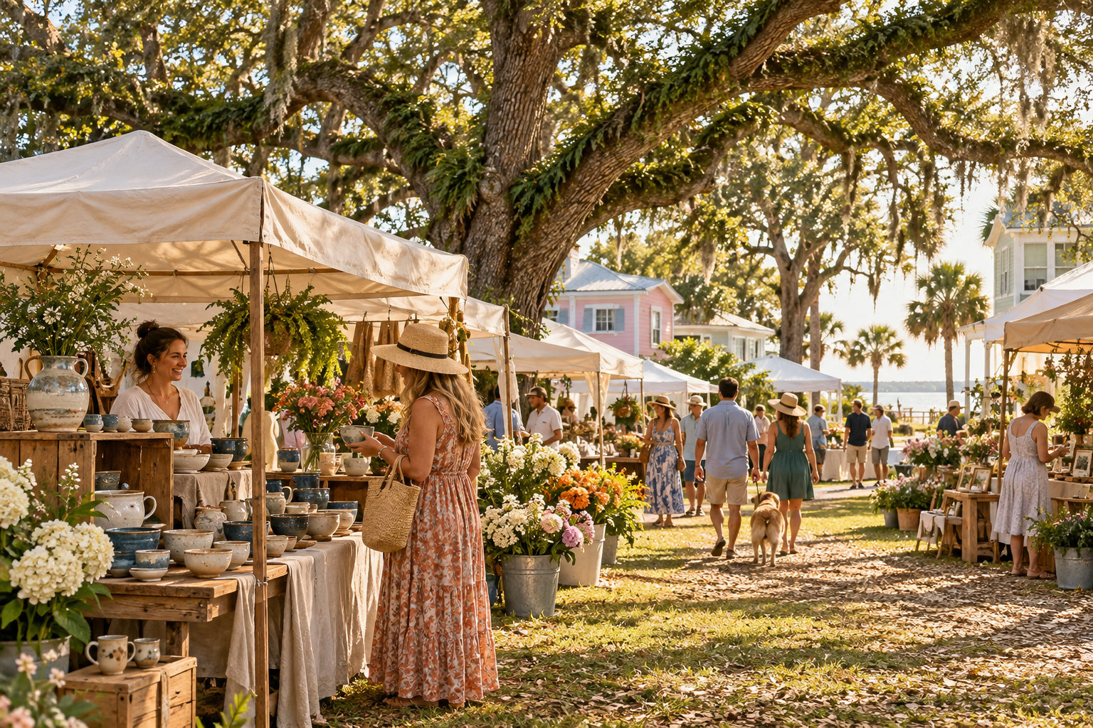 Illustrative image for Saturday under the live oaks